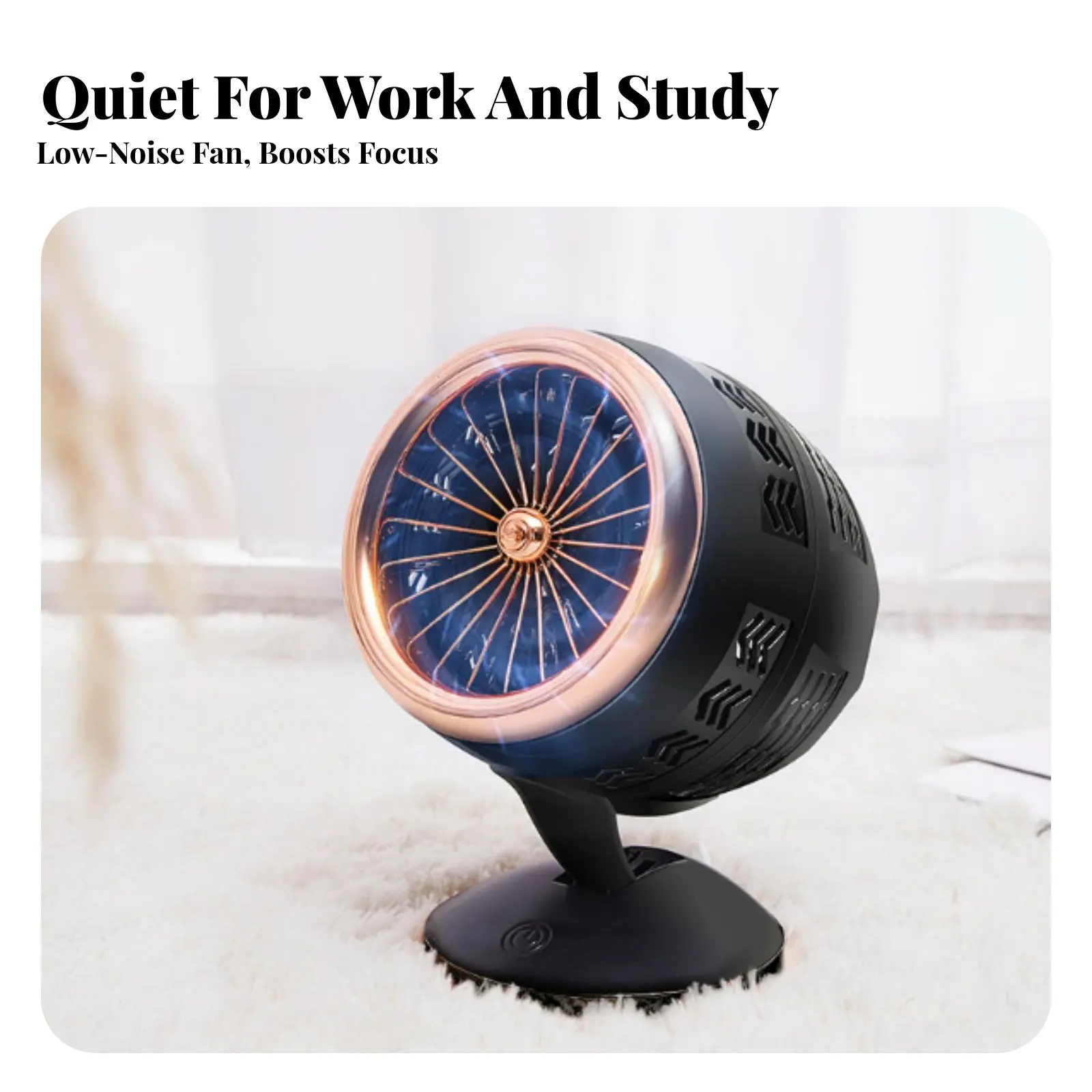 

Мини-вентилятор с питанием от USB, компактный, портативный, мощный, для настольного использования, с функцией циркуляции воздуха