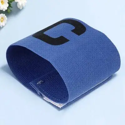 

Football Captain Armband Elastic Adjustable Bands Soccer Team Sport Lightweight Durable Comfortable Anti Slip Hook Loop Fits