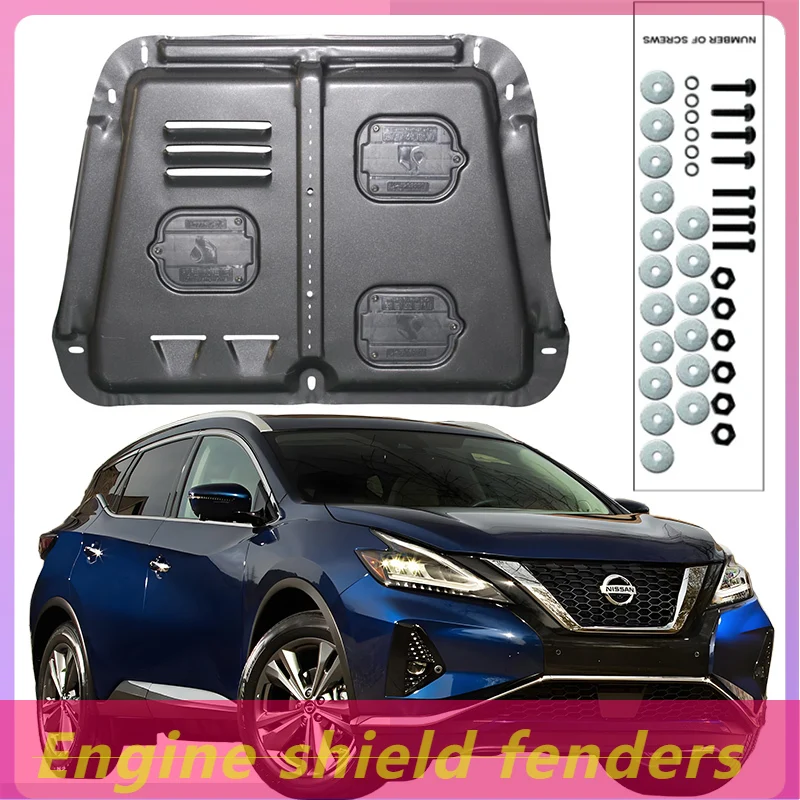 Engine Splash Guards Engine Shield 3D Printed Reinforced Design Anti Rust Perfect Fit For Nissan Murano 2015-2024