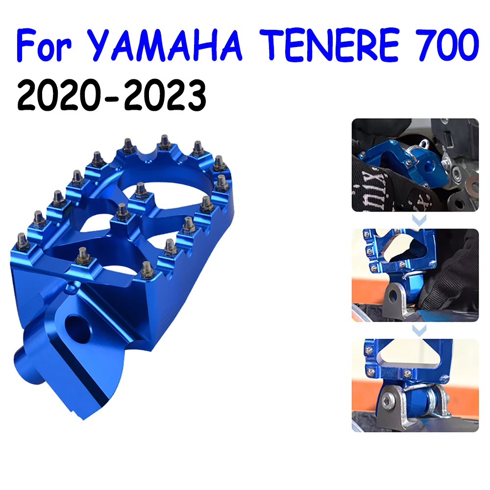 Motorcycle Footrest Footpeg Foot Pegs For Yamaha YZ 65 85 125 250 125X 250X 250FX 450FX WR 250F 450F YZF WRF 250 450 2001 - 2023