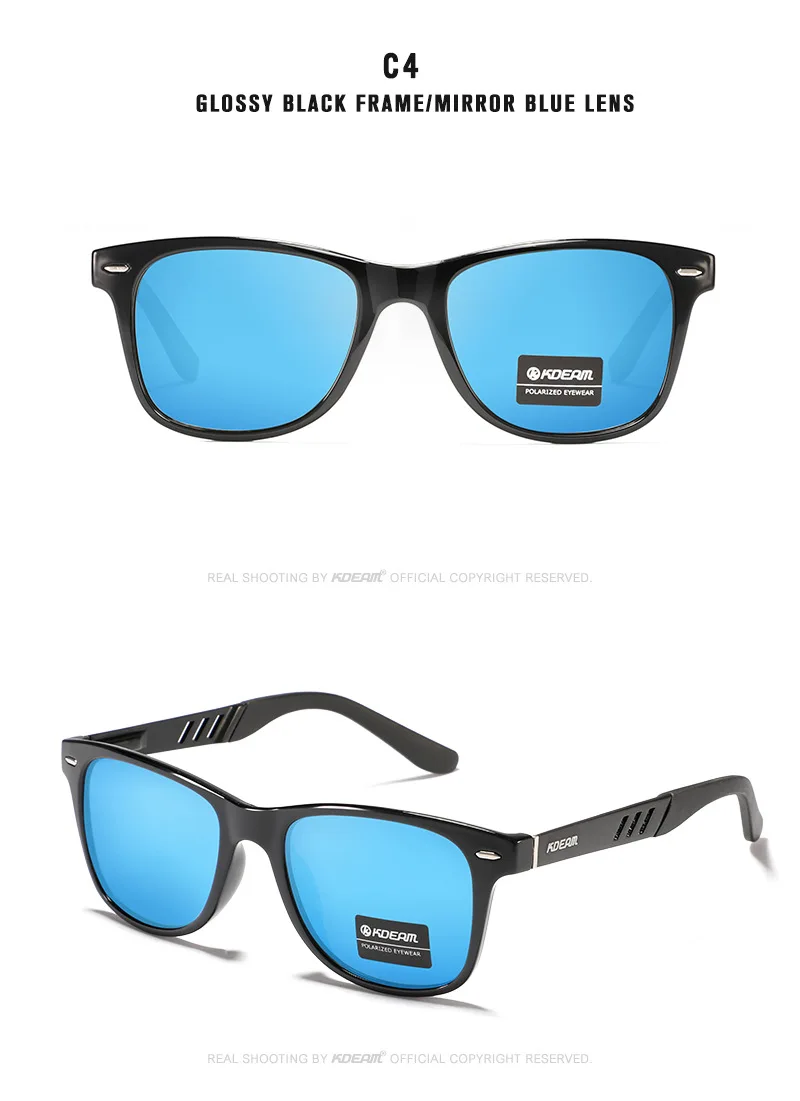 KDEAM Aluminium Magnesium Polarisierte Myopie Sonnenbrille Männer Frauen Fahren Brillen Outdoor Casual UV400 -0,50 bis -6,00 – Detail 12