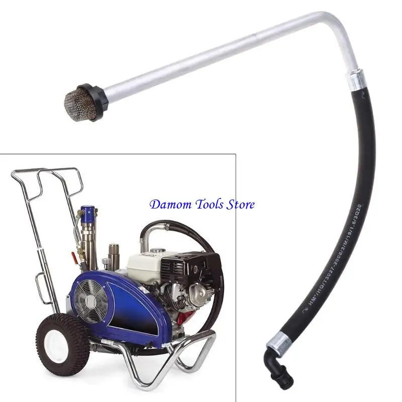 

57BE Набор всасывающих впускных трубок для распылителя 440 450 деталей безвоздушного распылителя, электроинструменты