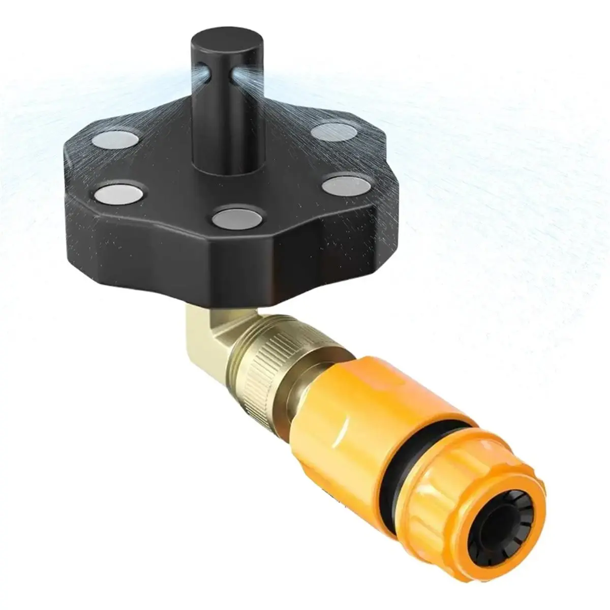 O-Ring Chassis Cleaning and Rinsing Kit High-Pressure Cleaning equipment with Rotating Nozzle Plastic