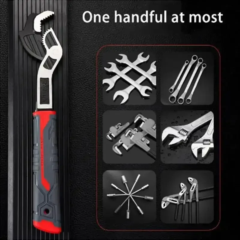 Multi-function Adaptive Wrench ToolSelf-locking WrenchQuick Small WrenchSelf-locking Universal Small Wrench Tool