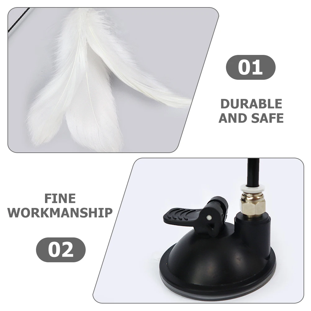 

Cat Teaser Kitten Stick Sucker Pet Supply Stress Relief Durable Safe Long Time Use Gift Exercise Relationship