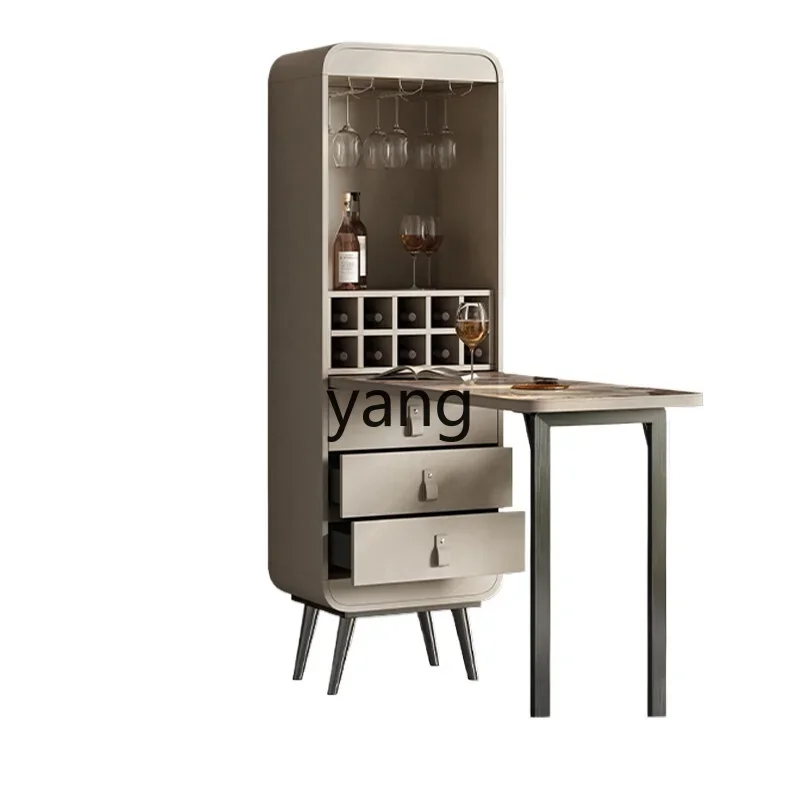 LMMhousehold wine cabinet bar table integrated simple multi-functional small apartment retractable bar table