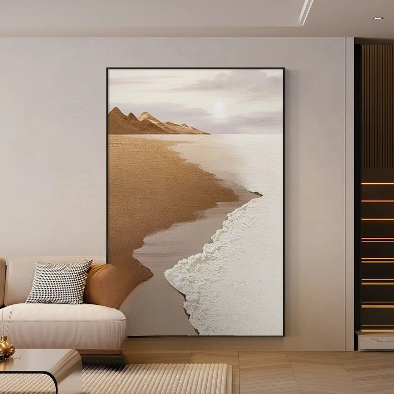 Living Room Framed Wall Painting Abstract Art Wall Paintings Interior Sofas Decorative Ornaments Modern Room Decor Painting
