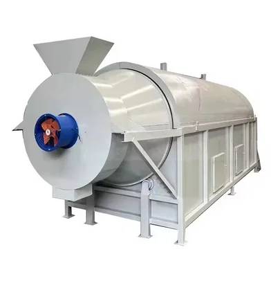 Electric/gas/Burn Wood Pellets Rotary Drum Dryer For Grains And Biomass Multi-Purpose Rotary Dryer For Fertilizer And Forage