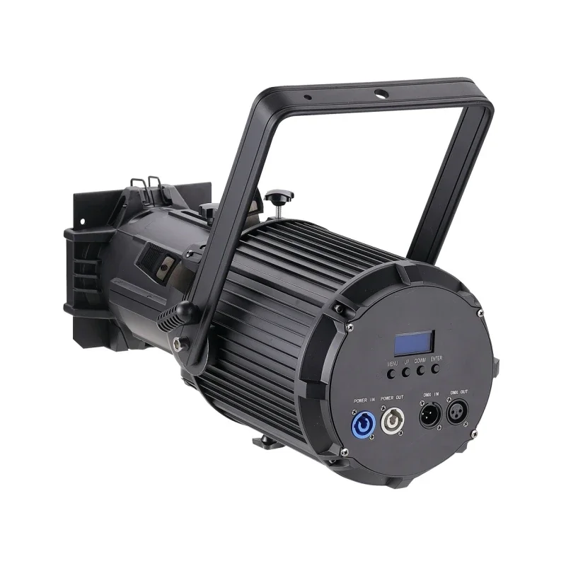 Fast Shipping 200W 3200K/RGBW Ellipsoidal Projection Light LED Stage Lighting DMX 512 Profile Light For Small Theaters Studio