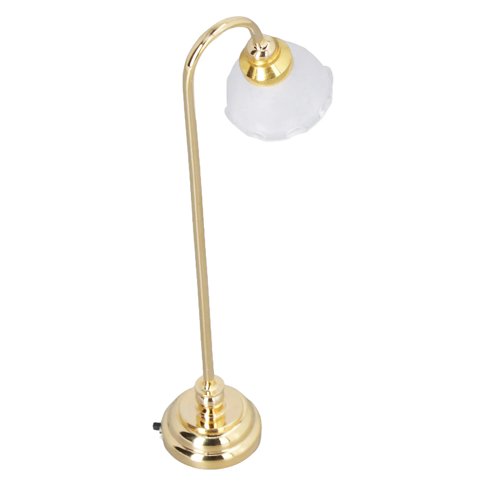

Miniature Dollhouse Floor Lamp Dollhouse Floor Light 1/12 Scale Miniature Furniture for Dollhouse Accessories