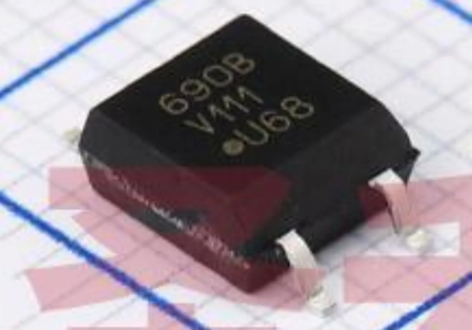 10PCS. Original。Optocoupler Phototransistor Output,100 mil Pitch, Mini-Flat Package，50mA，Forward: 1.15V，3750Vrms。SOP-4：SFH690BT