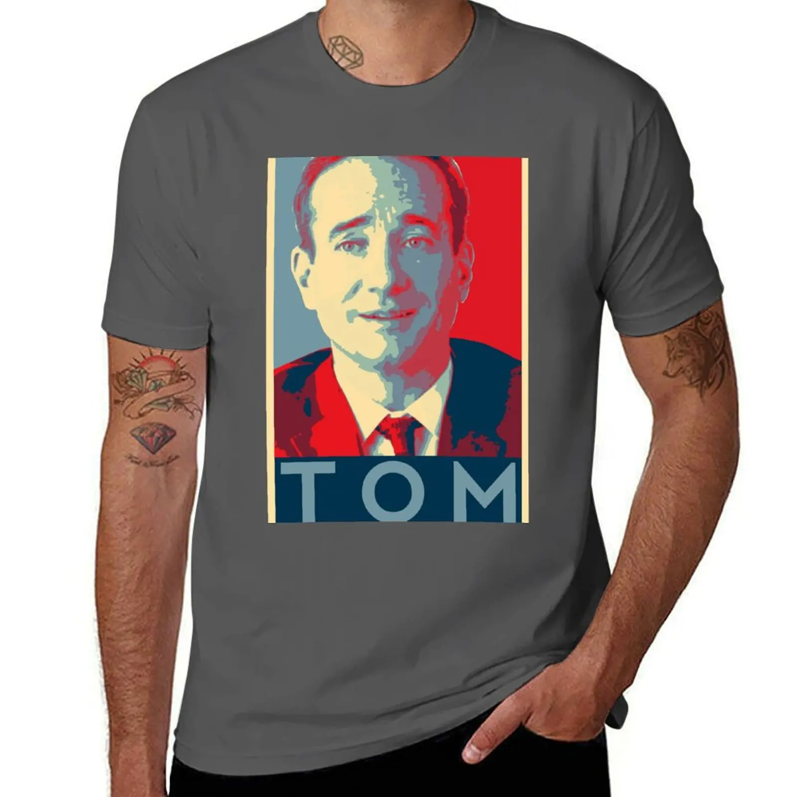 

Tom (No)Hope Wambsgans Poster T-Shirt Art Pattern Printed Casual Top