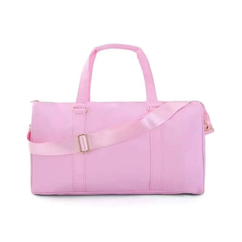 Imagem -04 - Nylon Travel Duffel Bolsa Bagagem de Beleza Esportes ao ar Livre Gym Duffle Bolsa Overnight Weekender Bag