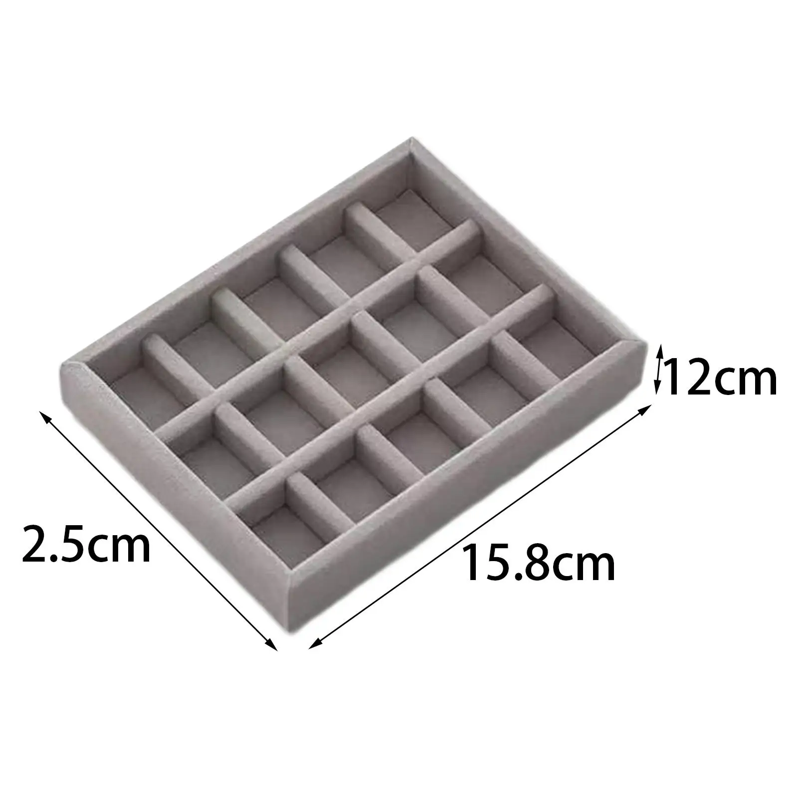 Jewelry Storage Tray Storage Case Stackable Trinkets Container Jewelry Organizer Box for Pendant Earring Gadgets Watches Gifts