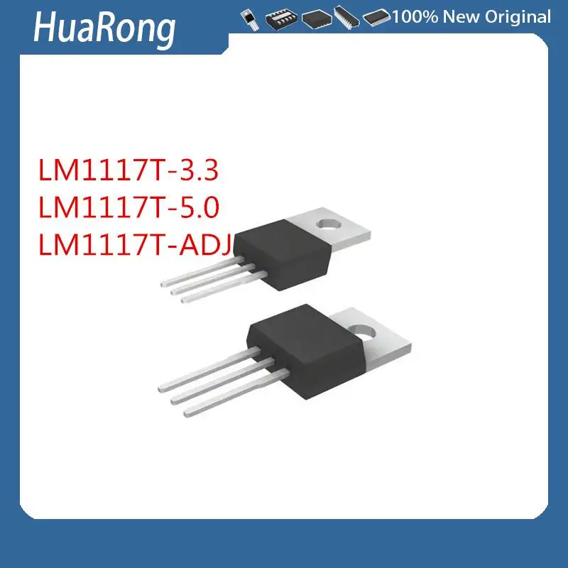 20PCS/LOT       LM1117T-3.3    LM1117-3.3      LM1117T-5.0    LM1117 5V      LM1117T-ADJ      TO-220