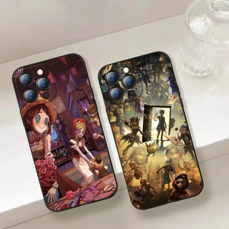 Game Identity V  Phone Case For Iphone 15 14 12 11 13 Pro Max XR 7 8 14 15 plus Soft Phone Covers