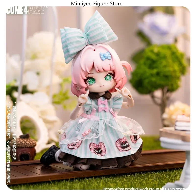 

COME4FREE мятное кукольное платье Mambo, десертная серия, освежающий зеленый тематический наряд с юбкой для фигурок OB11 BJD