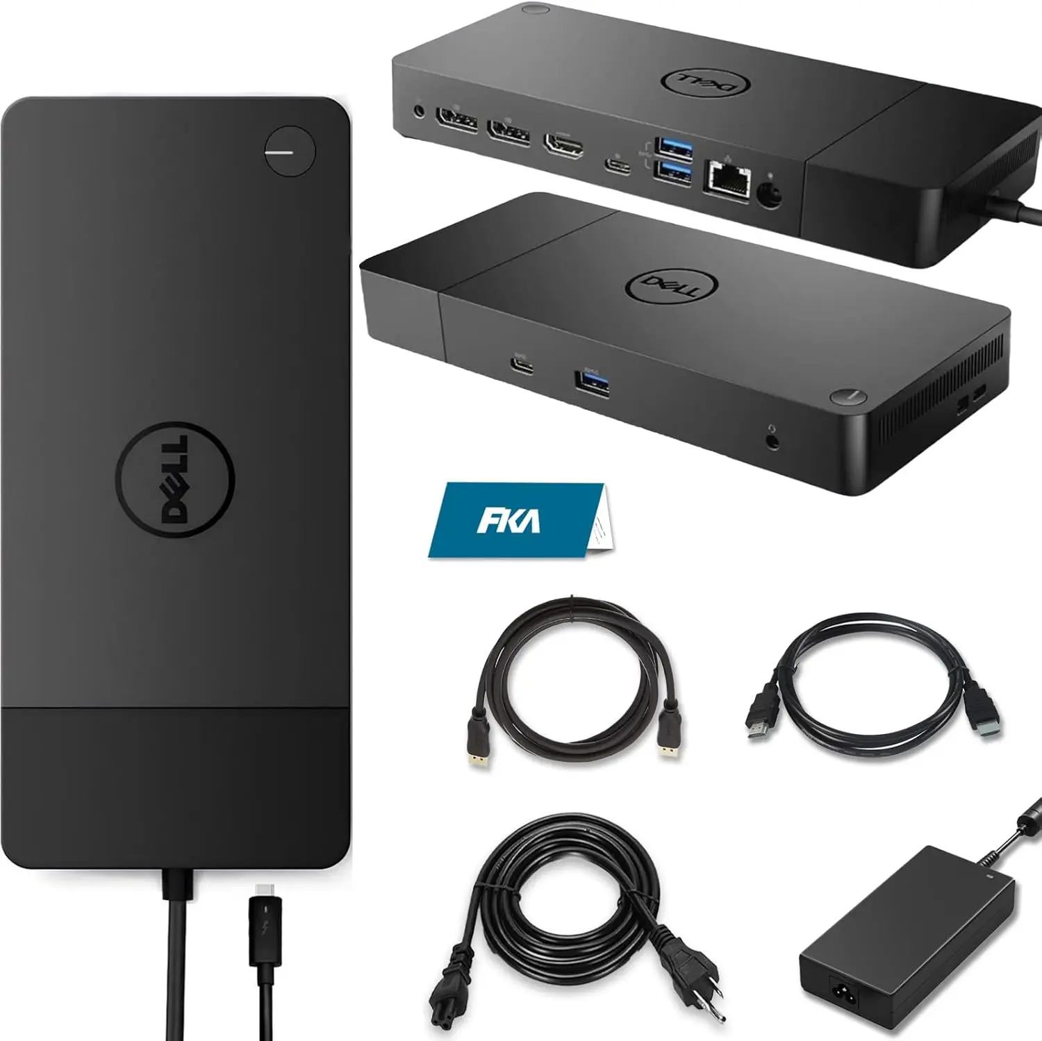 

180W Docking Station with HDMI/Dual DisplayPort, 130W Power Delivery, Dual Monitor Support,Bundle Includes Adapter and Cables