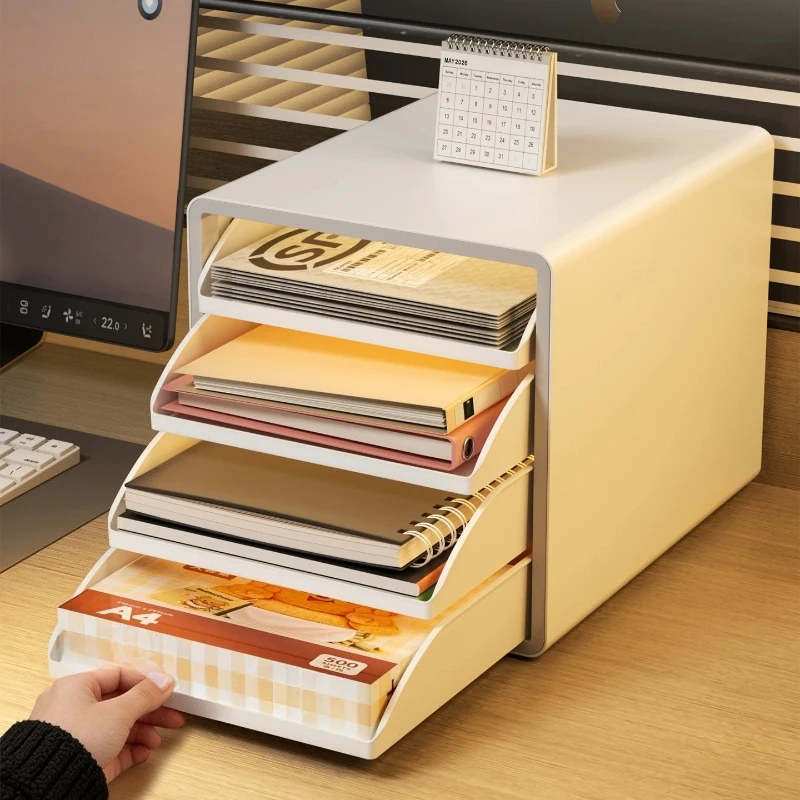Drawers Room-specific Desk Storage Shelves Boxes File Organizer Containers Office Storage Clear Stacking Repisa Home Accessories