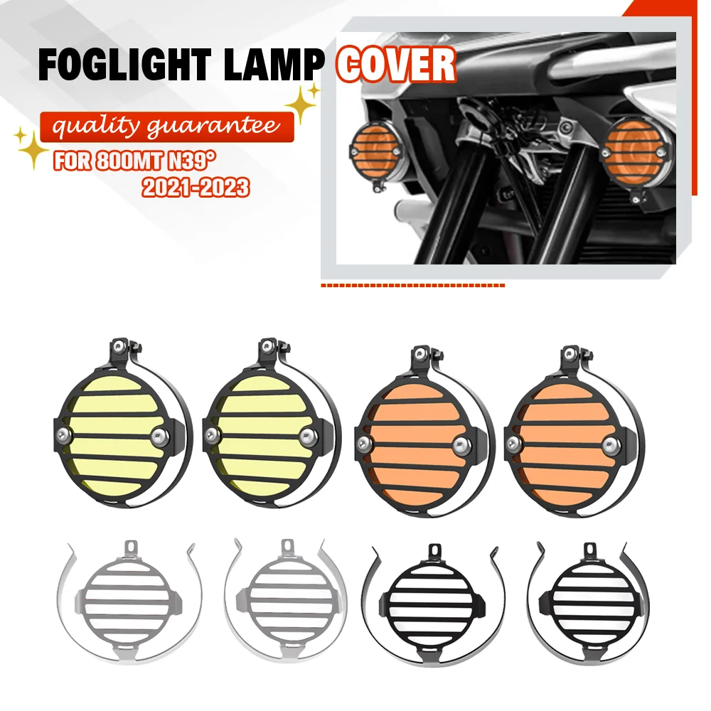 

FOR CFMOTO 800MT N39° 2021-2022-2023 800 MT Aluminum Motorcycle Accessories Fog Light Protector Guards Metal Foglight Lamp Cover