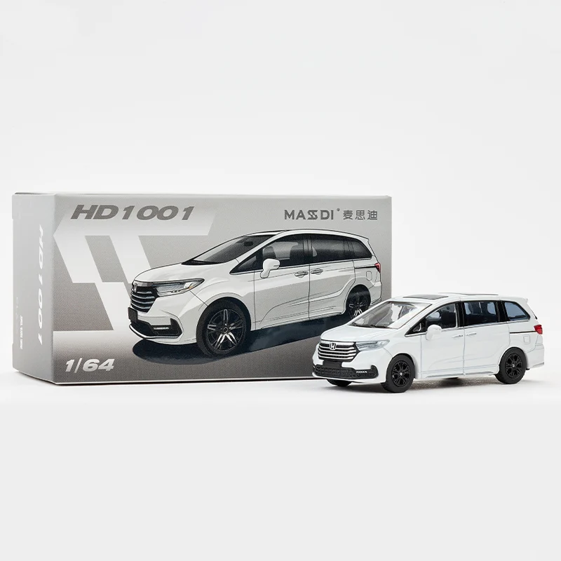 Massdi 1/64 مقياس أوديسي مركبة تجارية محاكاة سبيكة سيارة نموذج الديكور عرض تذكارية جمع هدية #5