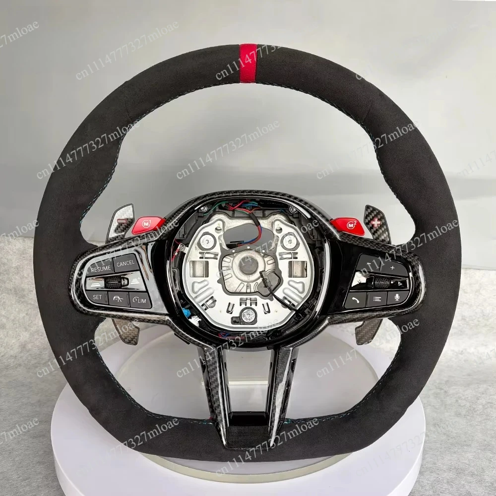 Steering Wheel Custom Suede Sport For G Series M3 G80 M4 G82 G20 G30 G38 M5 M6 F10 F30 F90 M8 X3m X4m X5m X6m G3x G1x G0x