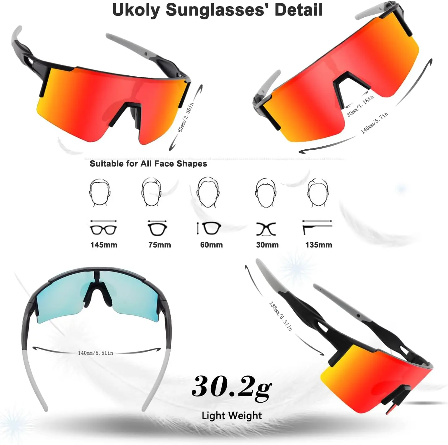 Sport Sunglasses Polarized Cycling Running Glasses Biker Safety Eyewear Uv400 Protection Oem Outdoor Fishing Goggles Custom Logo
