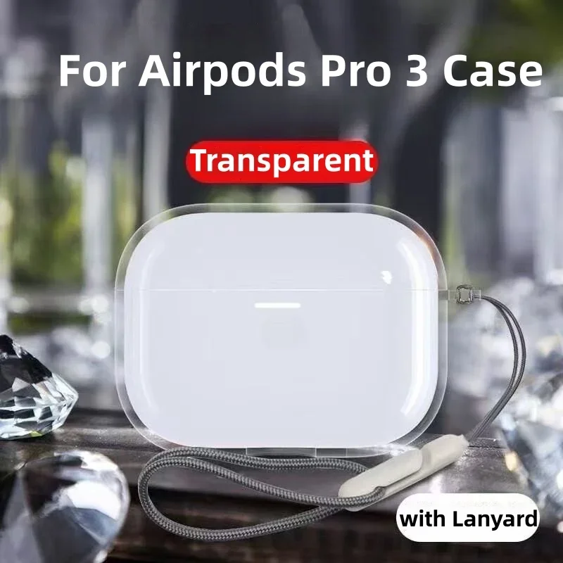 Soft Silicone Case for AirPods Pro 3rd Generation Case Cover Earphone Accessories with Keychain & Cleaning Kit for AirPods Pro 3