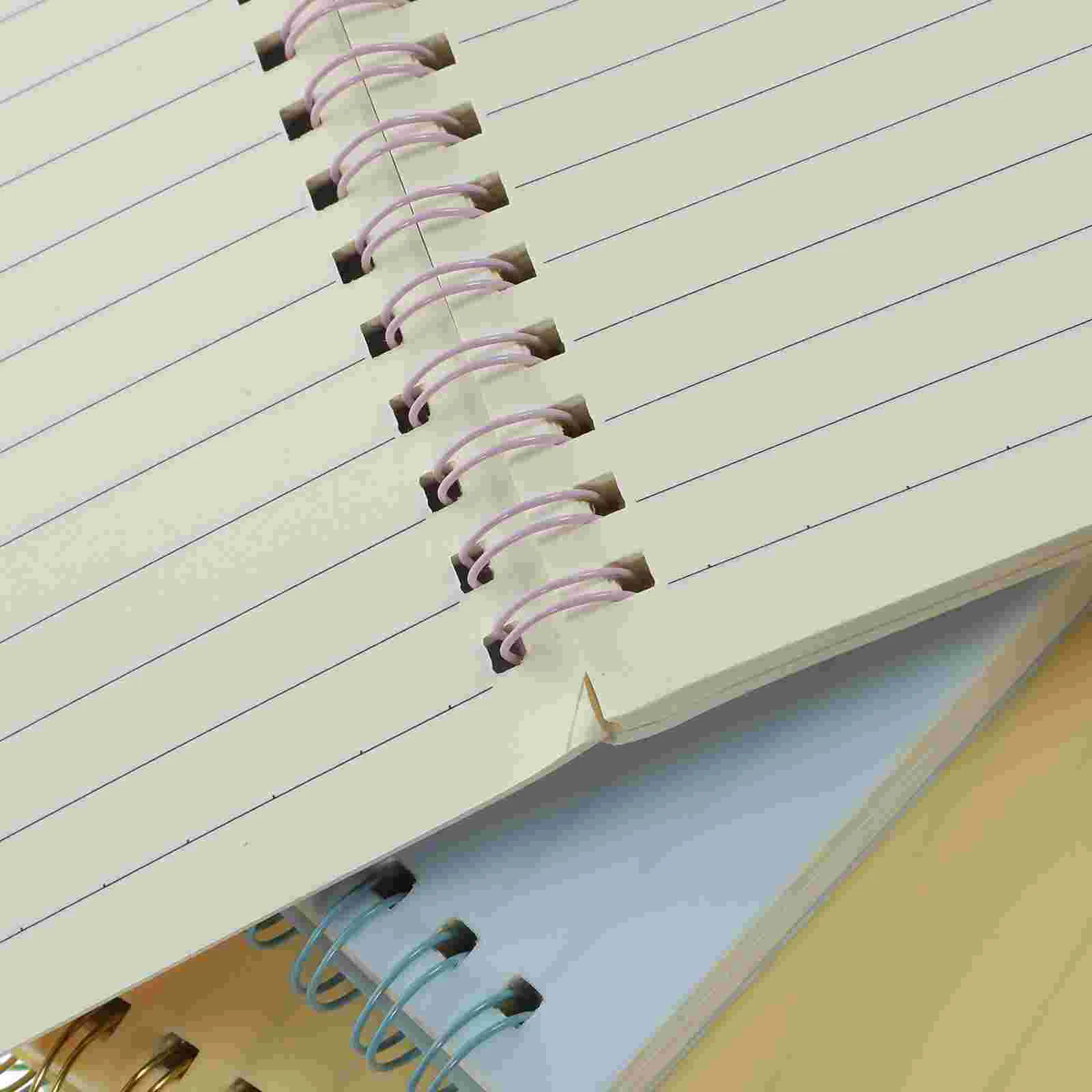 4 Pcs A5 Coil Book Notebooks for Taking Work School Office College Supplies Cute Spiral Students