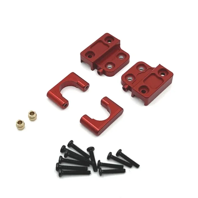 MN82 LC79 Metal Rear Axle Shock Absorber Leaf Springs Fixed Seat Mount Bracket 1/12 RC Car Upgrade Parts Accessories