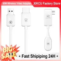 50M 1080P Wireless Transmitter Receiver HDMI-Compatible Extender Display Video Adapter Cable Screen Mirror for Camera PC To TV
