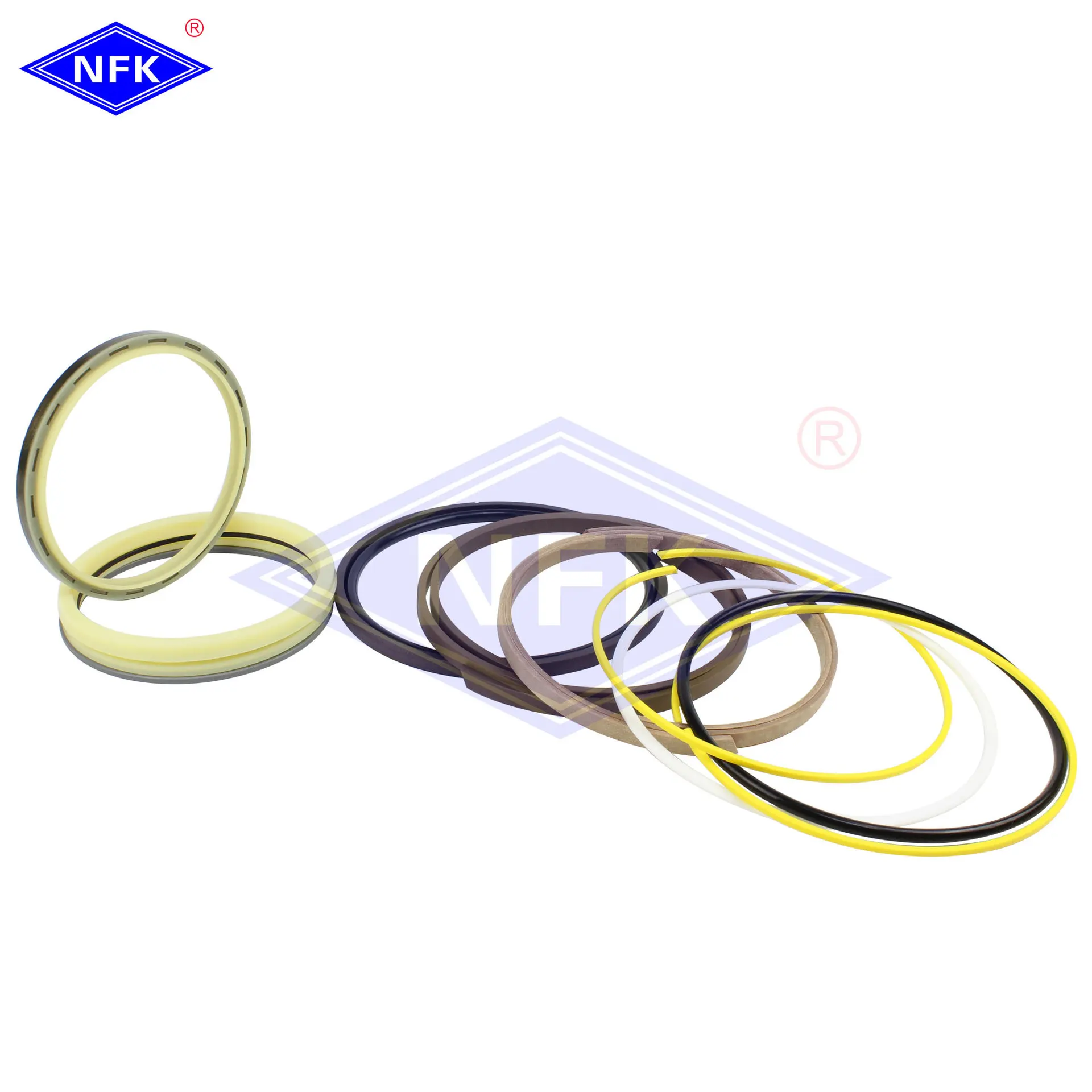 SK350-8 Oil Seal Ring Big Arm/Middle Arm/Bucket Cylinder Oil Seal Repair Kit Accessories