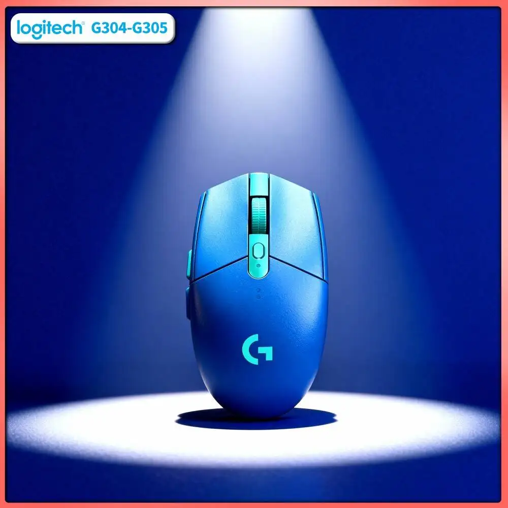 Logitech G305 Wireless Gaming Mouse, 12000 DPI HERO, 6 Custom Keys, 250h Battery, 99g, LIGHTSPEED Tech, PC Mac Laptop