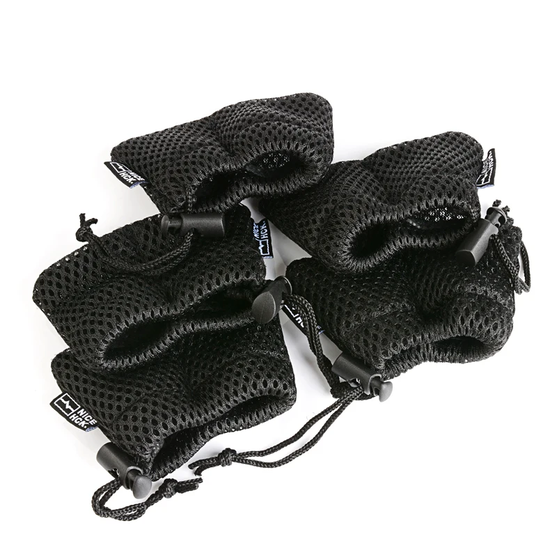 NiceHCK Rectangle Mini Earphone Mesh Carrying Bag Anti-winding Headset Organizer For Protect Earbud IEM HIFI Audio Accessories