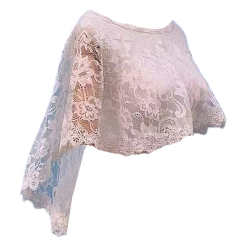 SZL Graceful Bridal Shawl for Special Night Wrap Costume Lace Wrap for Special Gatherings Wedding Party