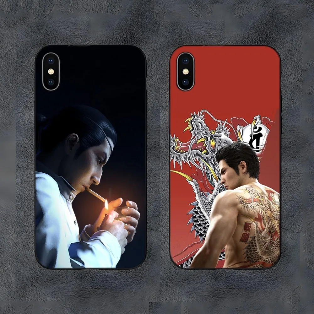 Japanese Game Yakuza Kiryu Dragon Phone Case For Samsung S25,S24,S22,S23,S30,Ultra,S20,S30,Plus,S21 Fe,10,9,5G Silicone Cover