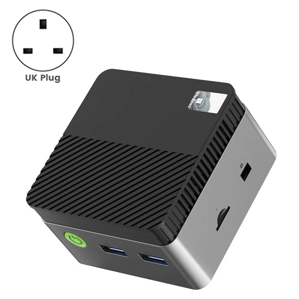 N84R G5 Alder Lake N97 Mini PC Win11 Pro LPDDR5 12GB 256GB SSD WIFI5 BT4.2 Protable Pocket MINI PC Computer UK Plug