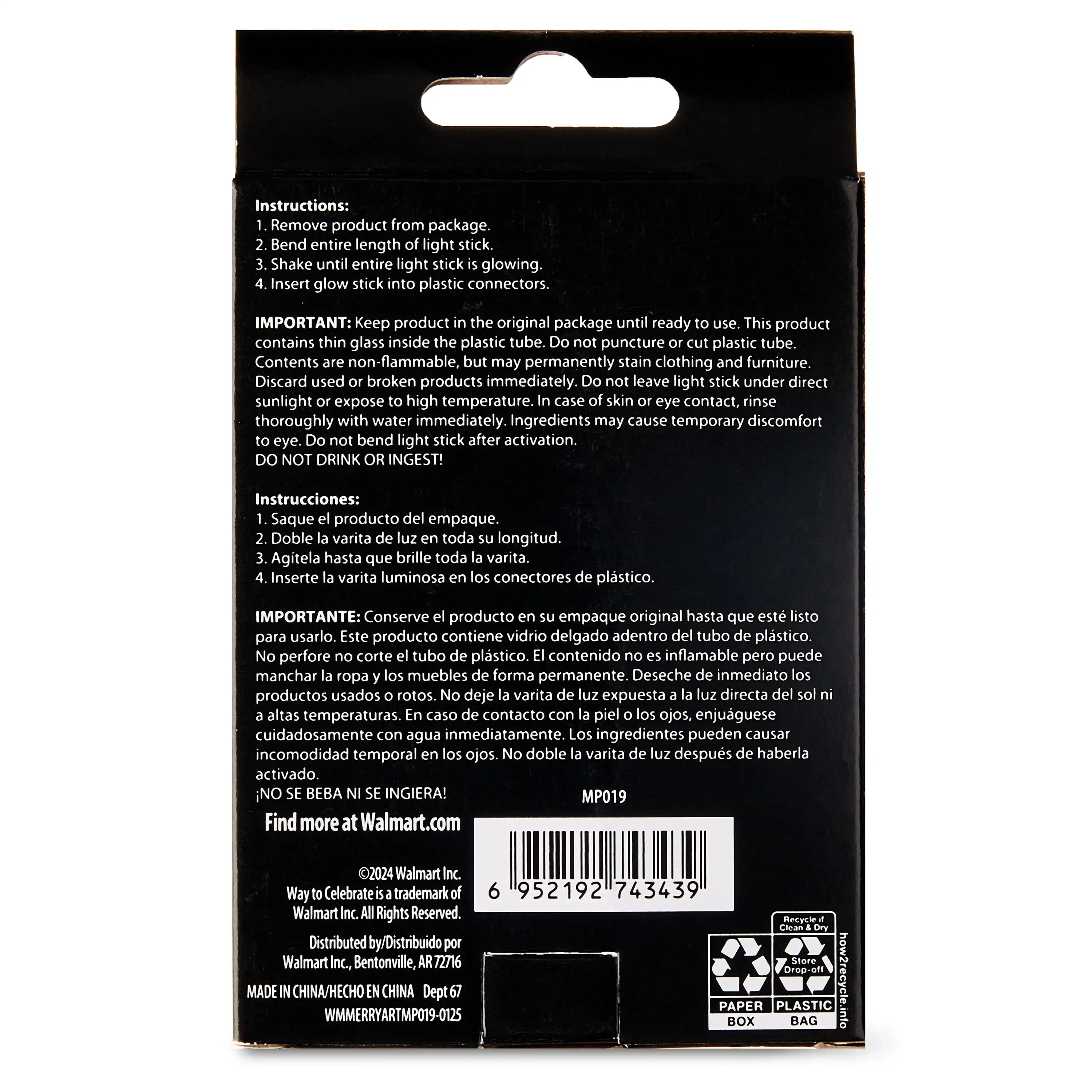 Bomboniere con anello luminoso multicolore, 8 pezzi