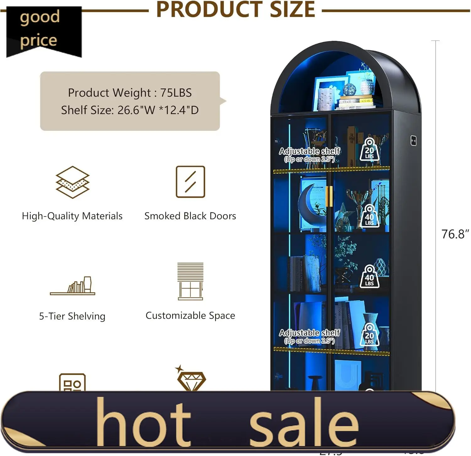 Arch Display Cabine…