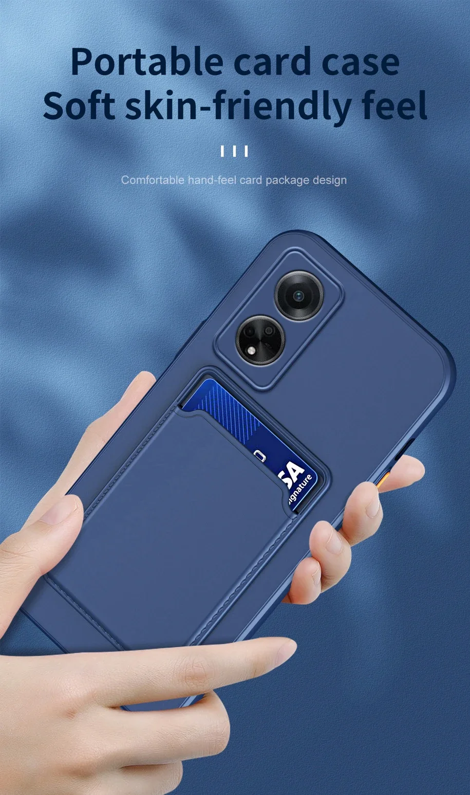 Liquid Silicone Case For OPPO A98 A78 A58 A17 A17K A57 2022 A77 A96 A36 A76 A16 A55 A54 A53S A94 A74 A95 Card Slot Cover