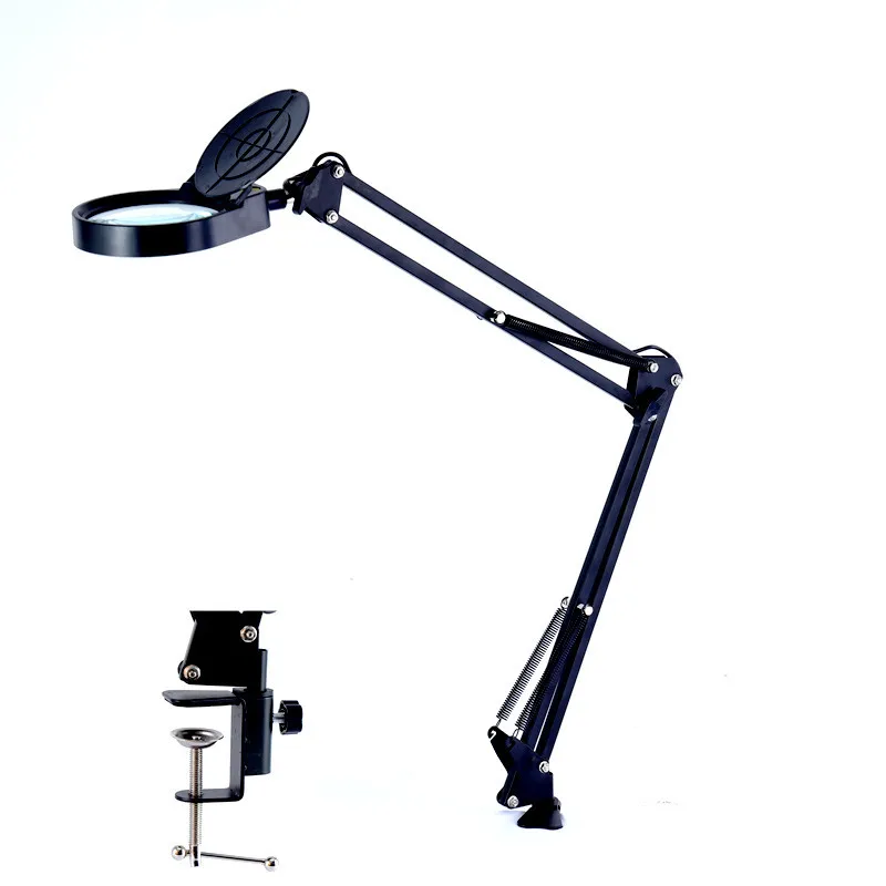 PD97ST desktop magnifying glass with LED three-color light repair circuit board mobile phone main board chip welding inspection