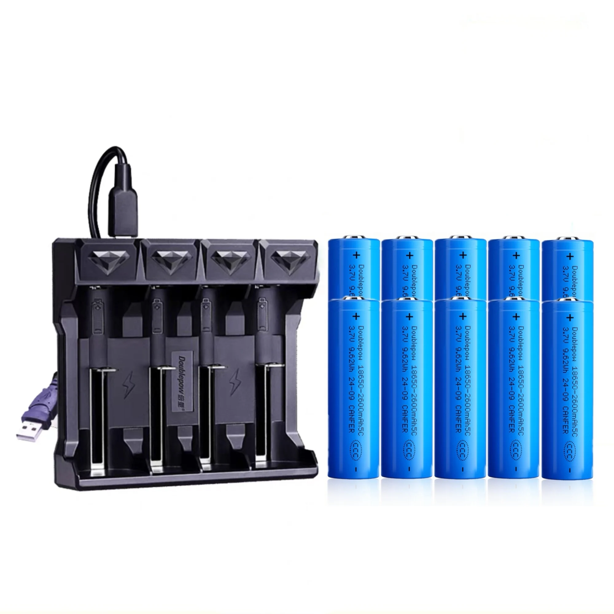 18650 بطارية قابلة للشحن 3.7 فولت 2600 مللي أمبير 18650 شاحن بطارية ليثيوم لمصباح يدوي المكانس الكهربائية قوة البنك ماكينة حلاقة مصباح ليد