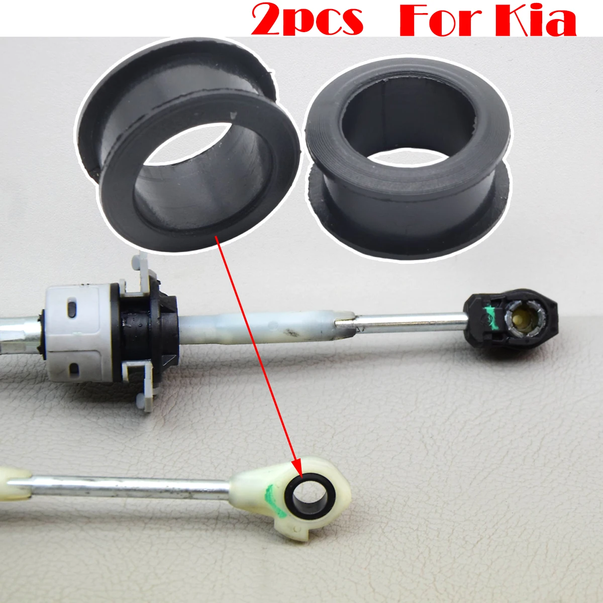 

2 шт. втулки троса переключения передач для Kia Sportage QL, Xceed, Rio, Optima, уплотнительные кольца на обе стороны, повышенная прочность, 43794G4400