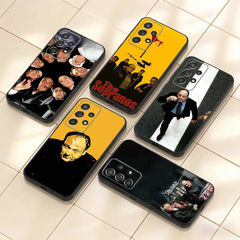 

TV The S-Sopranos Tony Phone Case For Samsung S25,S24,S21,S22,S23,S30,Ultra,S20,Plus,Fe,Note,10,9,5G Black Cover