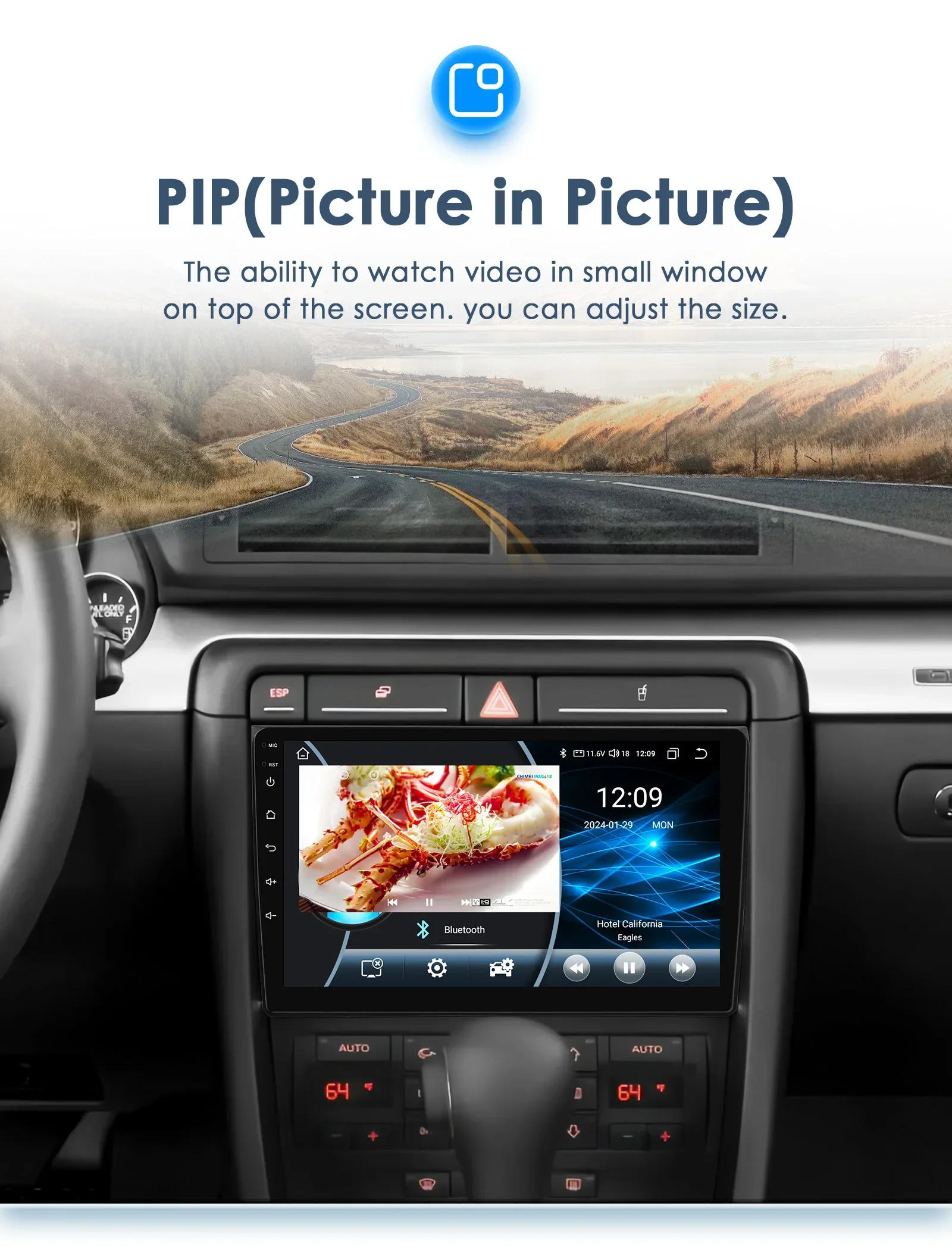 Hizpo CarPlay Android 14 Auto Radio for For Audi A4 B6 B7 S4 RS4 1999-2008 Seat Exeo 4G Car Multimedia GPS 2din Autoradio System