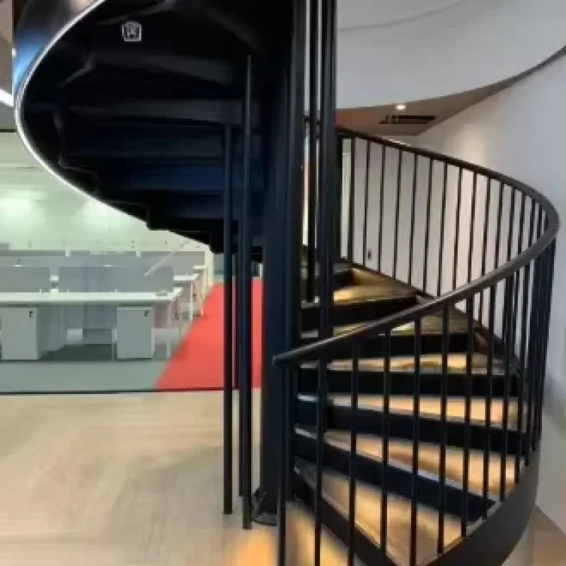 custom.Rust-resistant Powder-coated Staircase Humid Environments, Coastal Homes, or Tropical Climates