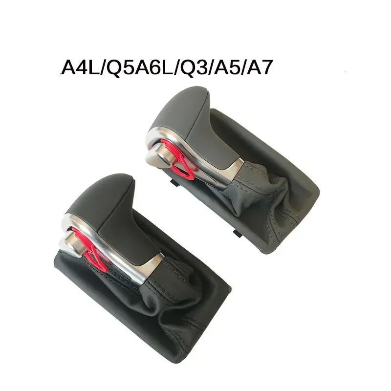 car Leather Chrome GEAR Shift Knob shift knobs For AUDI A6 A7 A3 A4 A5 A6 c6 Q7 Q5 2009 2010 2011 2012 2014 4G1 713 139 R