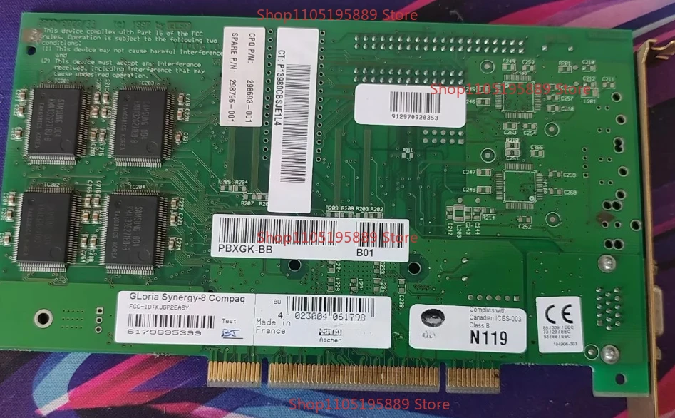 For ELSA GLORIA SYNERGY-8 COMPAQ DS10/DS15 PCI graphics card
