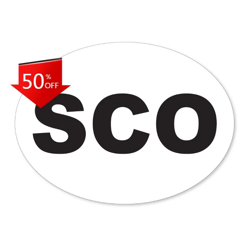 

Sco Scotland White Oval Flag Car Van Decal Sticker Suv Bumper Truck Elect