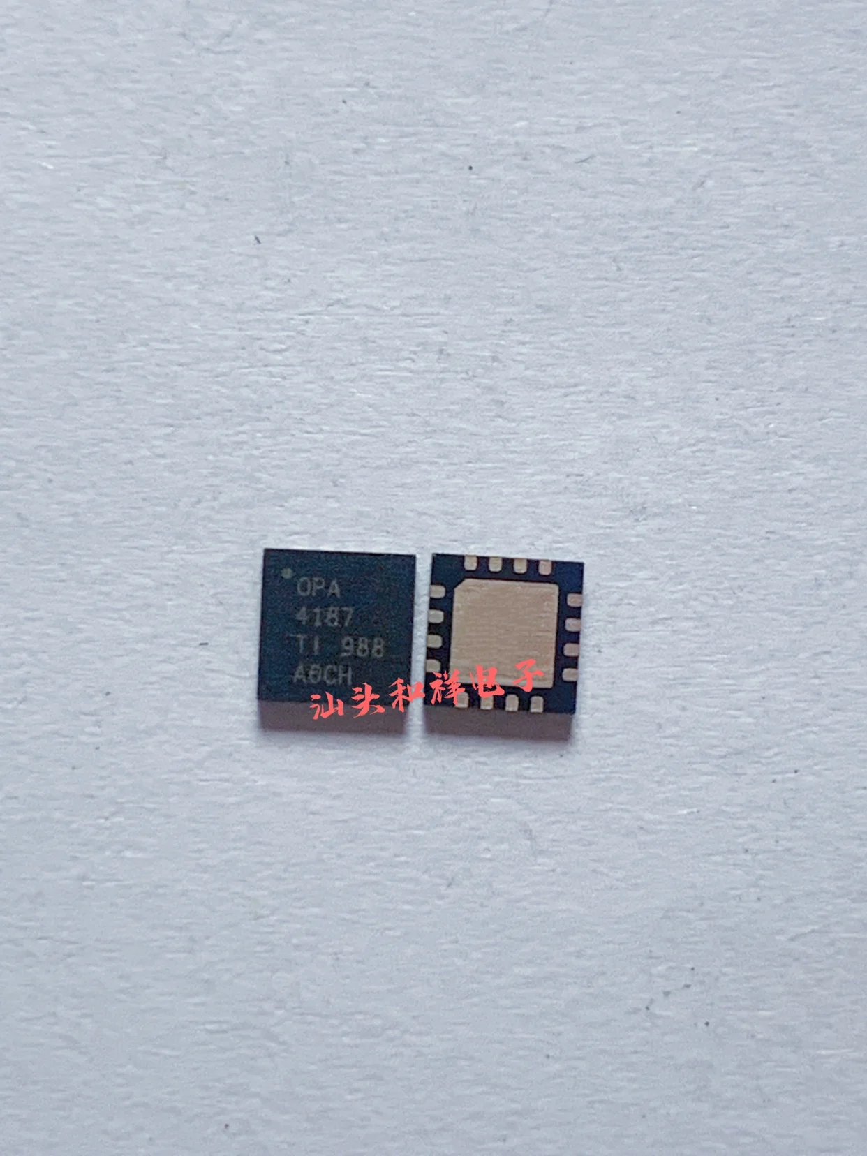 Free shipping    OPA4187IRUMR OPA4187 WQFN-16 TI     10PCS